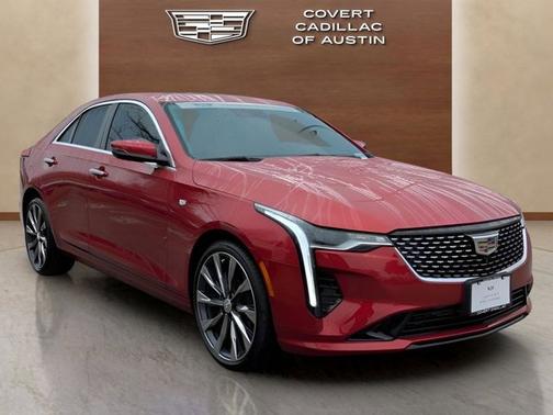 Radiant Red Tintcoat 2025 Cadillac CT4 Premium Luxury