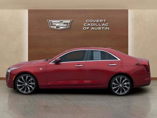 Radiant Red Tintcoat 2025 Cadillac CT4 Premium Luxury