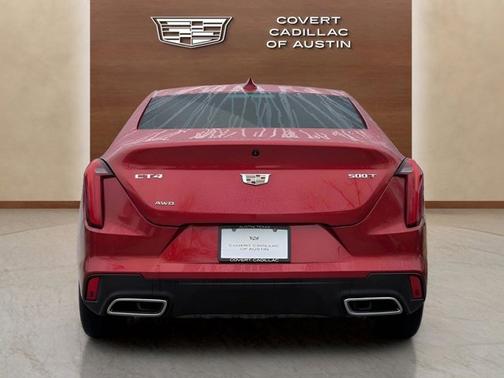 Radiant Red Tintcoat 2025 Cadillac CT4 Premium Luxury