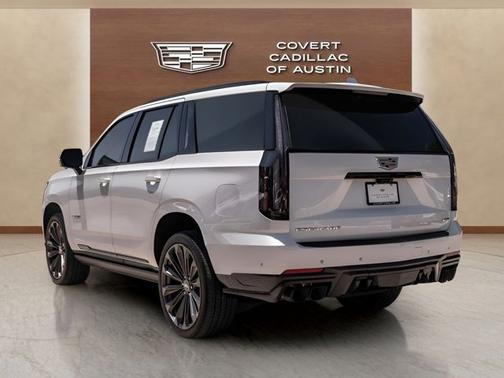 Crystal White Tricoat 2025 Cadillac Escalade AWD V-Series