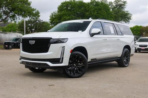 Crystal White Tricoat 2023 Cadillac Escalade ESV 4WD Sport Platinum