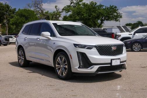 Crystal White Tricoat 2024 Cadillac XT6 FWD Premium Luxury