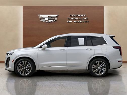 Crystal White Tricoat 2024 Cadillac XT6 FWD Premium Luxury