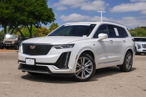 Crystal White Tricoat 2024 Cadillac XT6 FWD Premium Luxury