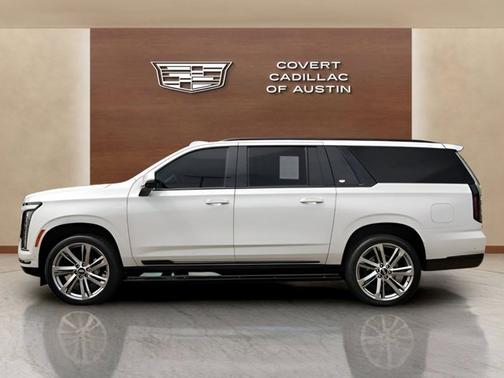 Crystal White Tricoat 2025 Cadillac Escalade ESV 4WD Sport Platinum
