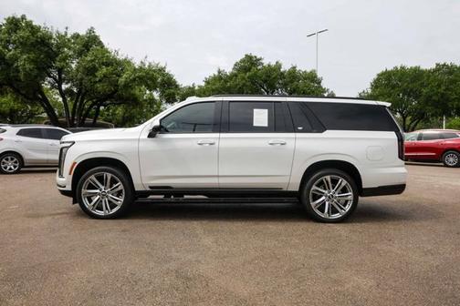 Crystal White Tricoat 2025 Cadillac Escalade ESV 4WD Sport Platinum
