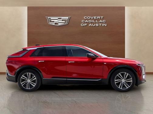 Radiant Red Tintcoat 2024 Cadillac LYRIQ Luxury