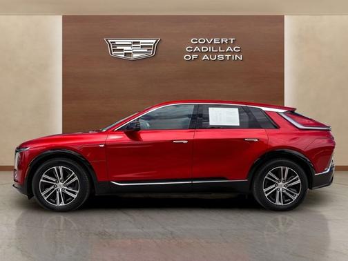 Radiant Red Tintcoat 2024 Cadillac LYRIQ Luxury