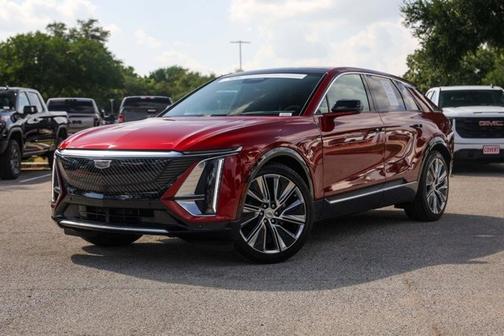 Radiant Red Tintcoat 2025 Cadillac LYRIQ Luxury