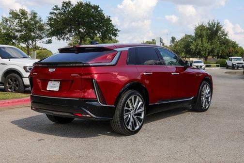 Radiant Red Tintcoat 2025 Cadillac LYRIQ Luxury