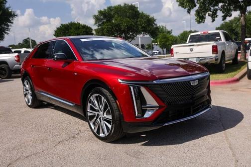 Radiant Red Tintcoat 2025 Cadillac LYRIQ Luxury