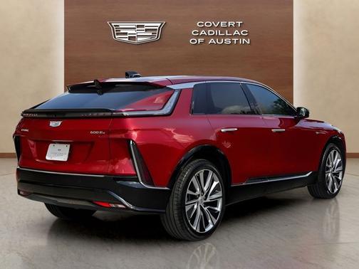 Radiant Red Tintcoat 2025 Cadillac LYRIQ Luxury