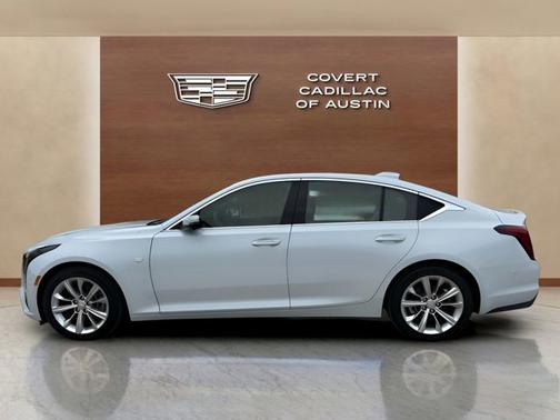 Vibrant White Tricoat 2026 Cadillac CT5 Premium Luxury