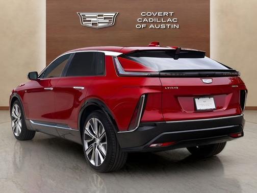 Radiant Red Tintcoat 2025 Cadillac LYRIQ Luxury
