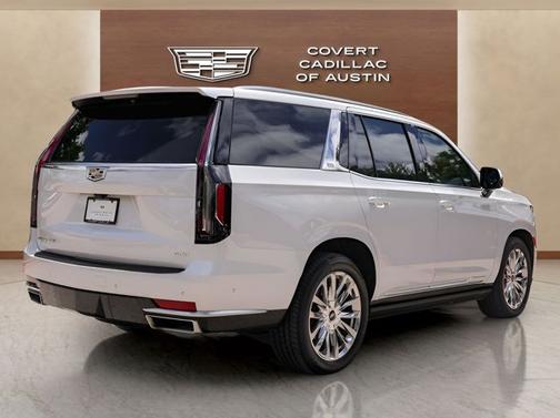 Crystal White Tricoat 2023 Cadillac Escalade 4WD Premium Luxury