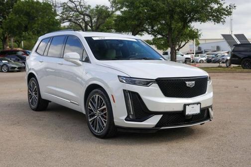 Crystal White Tricoat 2023 Cadillac XT6 AWD Sport