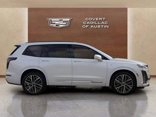 Crystal White Tricoat 2023 Cadillac XT6 AWD Sport