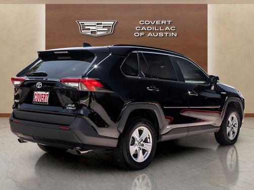 Midnight Black Metallic 2021 Toyota RAV4 Hybrid XLE