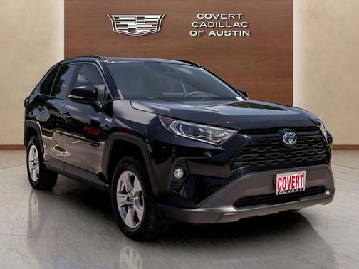 Midnight Black Metallic 2021 Toyota RAV4 Hybrid XLE