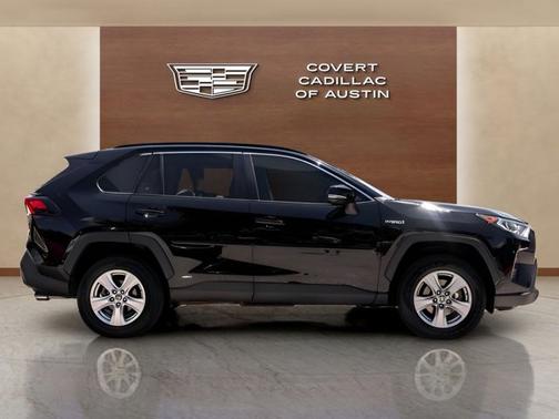 Midnight Black Metallic 2021 Toyota RAV4 Hybrid XLE