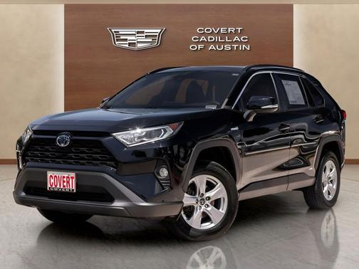 Midnight Black Metallic 2021 Toyota RAV4 Hybrid XLE