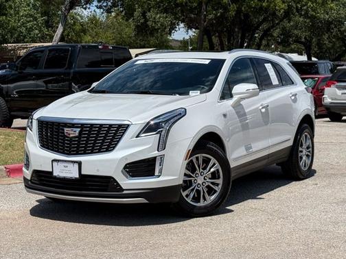 Crystal White Tricoat 2023 Cadillac XT5 AWD Premium Luxury