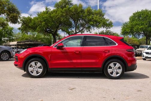 Red 2021 Porsche Cayenne Base