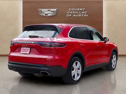 Red 2021 Porsche Cayenne Base