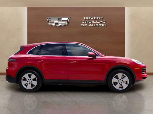 Red 2021 Porsche Cayenne Base