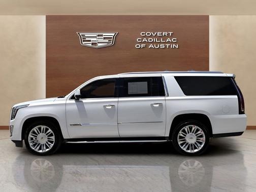 Crystal White Tricoat 2016 Cadillac Escalade ESV Platinum