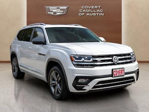 White 2019 Volkswagen Atlas 3.6L V6 SE w/Technology R-Line