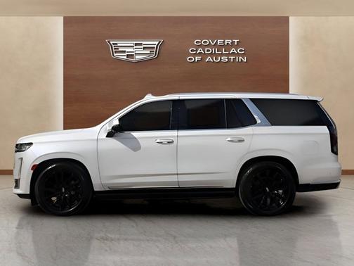 Crystal White Tricoat 2021 Cadillac Escalade Premium Luxury