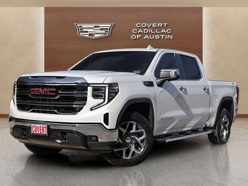 White Frost Tricoat 2024 GMC Sierra 1500 SLT