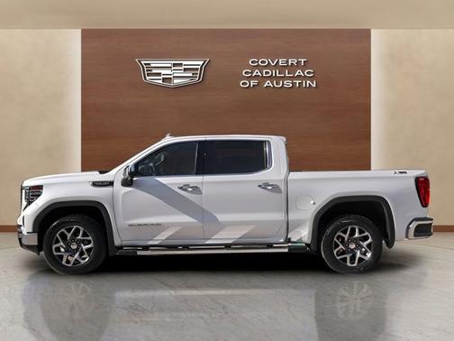 White Frost Tricoat 2024 GMC Sierra 1500 SLT