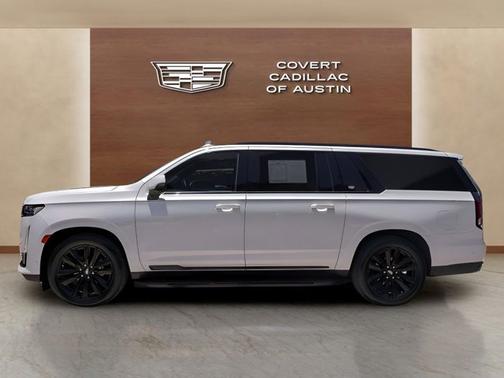 Crystal White Tricoat 2021 Cadillac Escalade ESV Sport Platinum