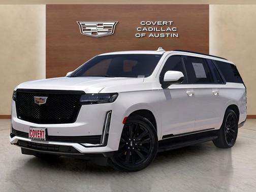 Crystal White Tricoat 2021 Cadillac Escalade ESV Sport Platinum