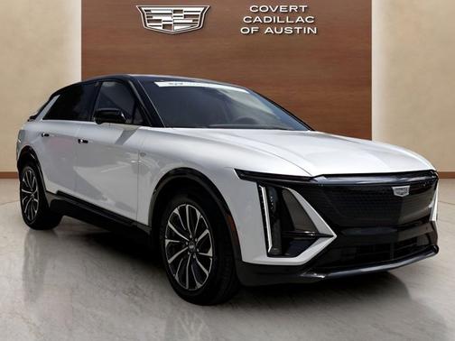 Crystal White Tricoat 2025 Cadillac LYRIQ Sport