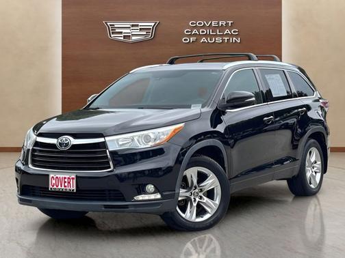 Midnight Black Metallic 2016 Toyota Highlander Limited Platinum