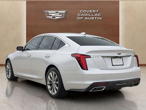 Crystal White Tricoat 2023 Cadillac CT5 Premium Luxury