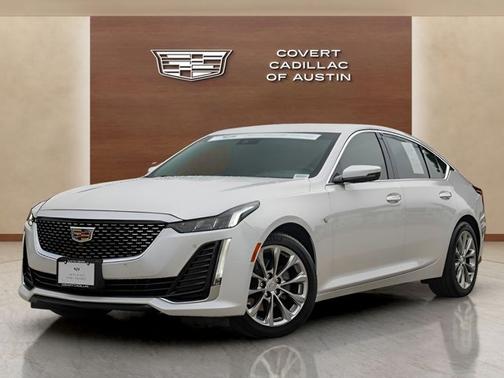 Crystal White Tricoat 2023 Cadillac CT5 Premium Luxury