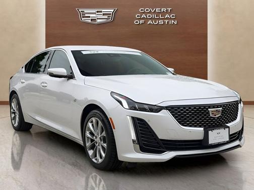 Crystal White Tricoat 2023 Cadillac CT5 Premium Luxury