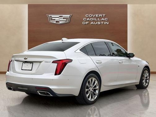 Crystal White Tricoat 2023 Cadillac CT5 Premium Luxury