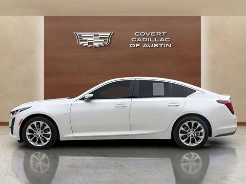 Crystal White Tricoat 2023 Cadillac CT5 Premium Luxury