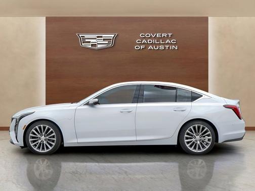 Vibrant White Tricoat 2026 Cadillac CT5 Premium Luxury
