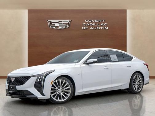 Vibrant White Tricoat 2026 Cadillac CT5 Premium Luxury