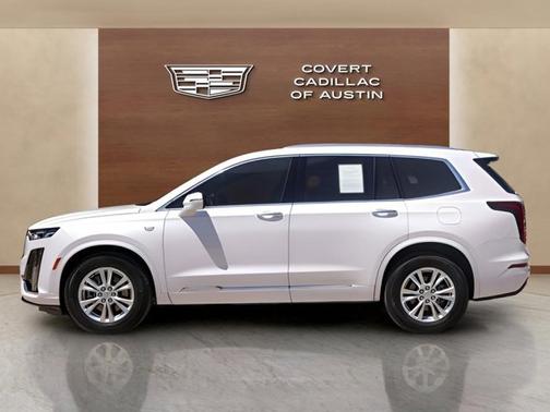 Crystal White Tricoat 2025 Cadillac XT6 FWD Luxury