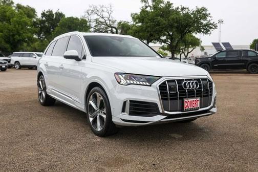 Glacier White Metallic 2021 Audi Q7 Premium Plus