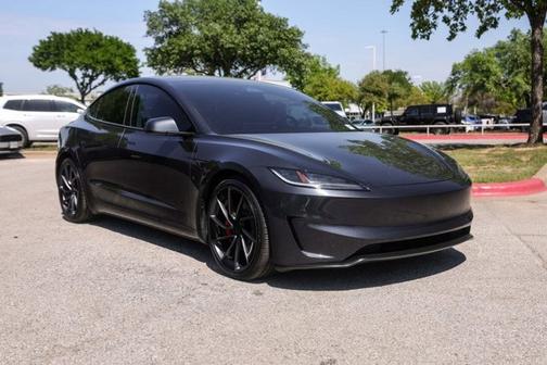 Black 2025 Tesla Model 3 Performance
