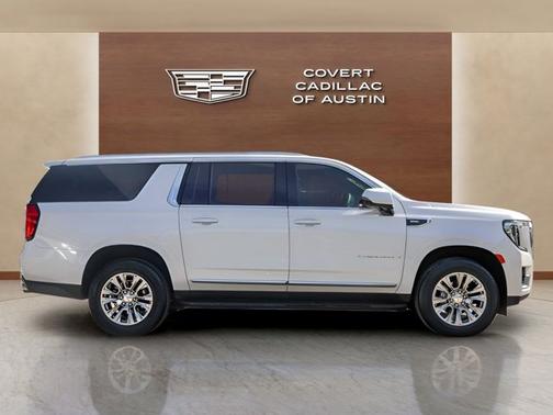 White Frost Tricoat 2024 GMC Yukon XL Denali