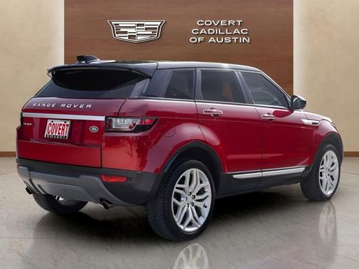 Red 2017 Land Rover Range Rover Evoque HSE